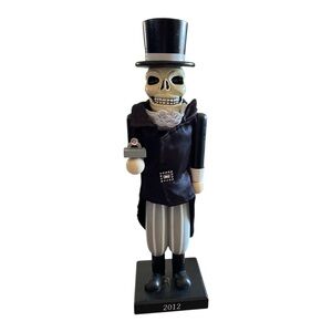 2012 Skeleton Nutcracker Bridegroom with Ring, Dressed in Formal Attire.